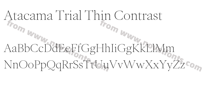 Atacama Trial Thin ContrastPreview