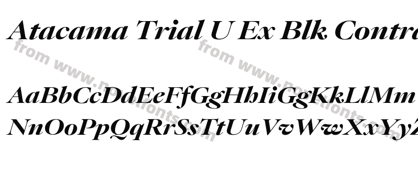 Atacama Trial U Ex Blk Contrast ItPreview