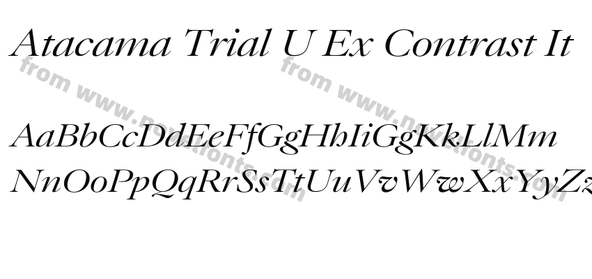 Atacama Trial U Ex Contrast ItPreview