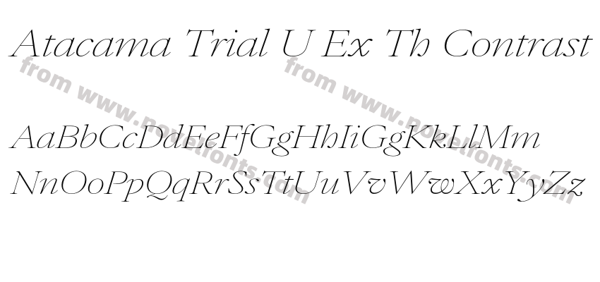 Atacama Trial U Ex Th Contrast ItPreview