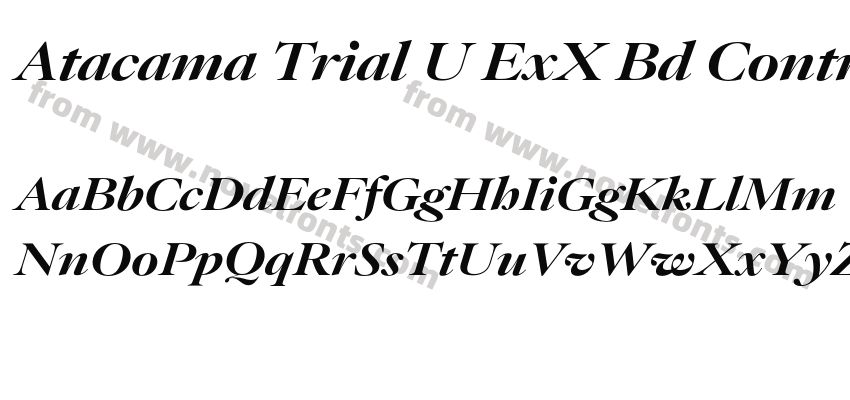 Atacama Trial U ExX Bd Contrast ItPreview