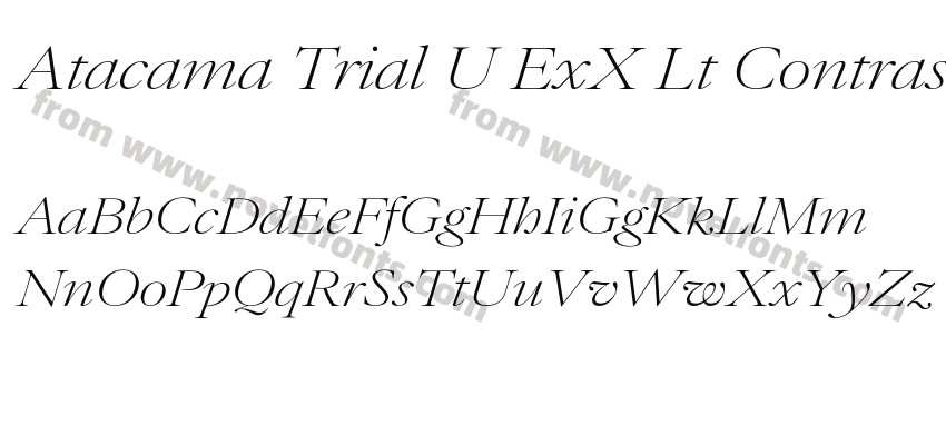 Atacama Trial U ExX Lt Contrast ItPreview