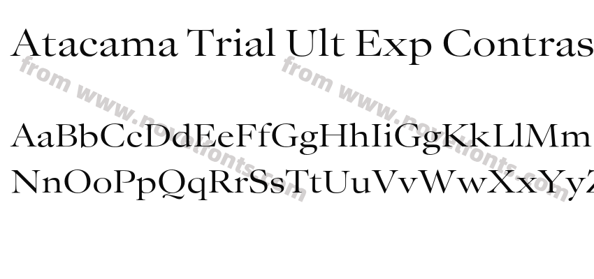 Atacama Trial Ult Exp ContrastPreview