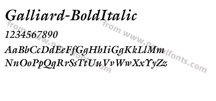 Galliard-BoldItalicPreview