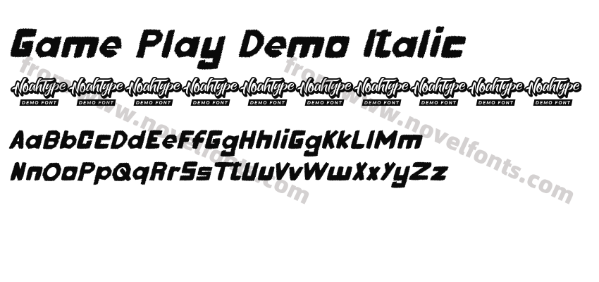 Game Play Demo ItalicPreview