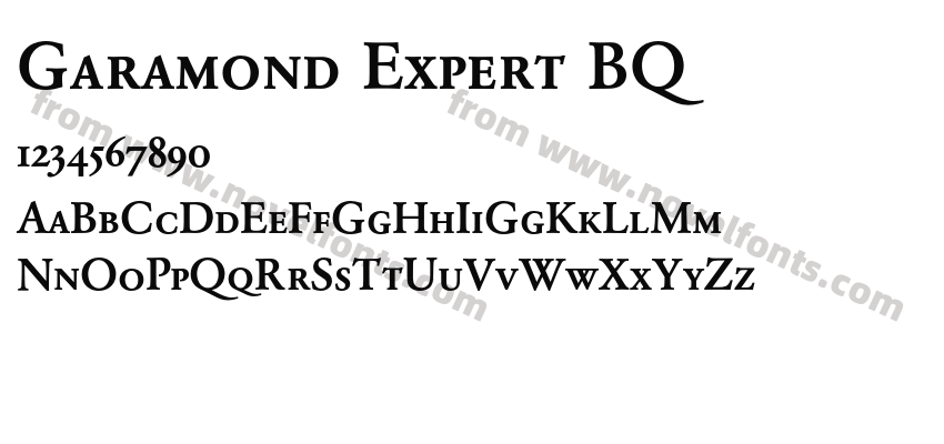 Garamond Expert BQPreview