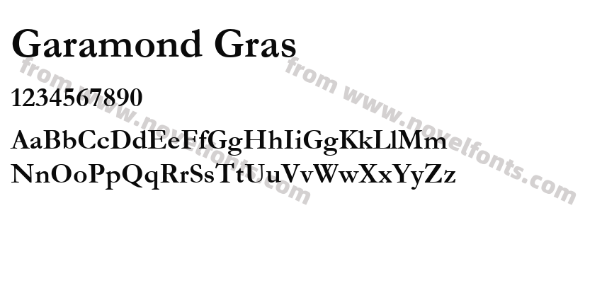 Garamond GrasPreview