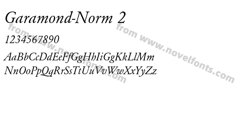 Garamond-Norm 2Preview