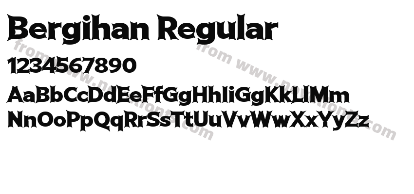Bergihan RegularPreview