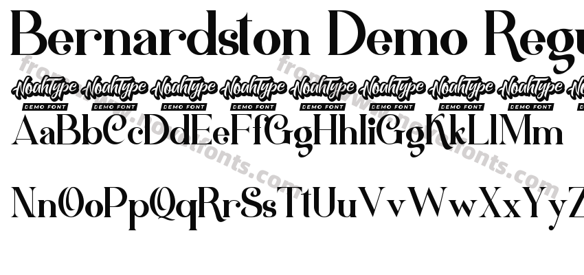 Bernardston Demo RegularPreview