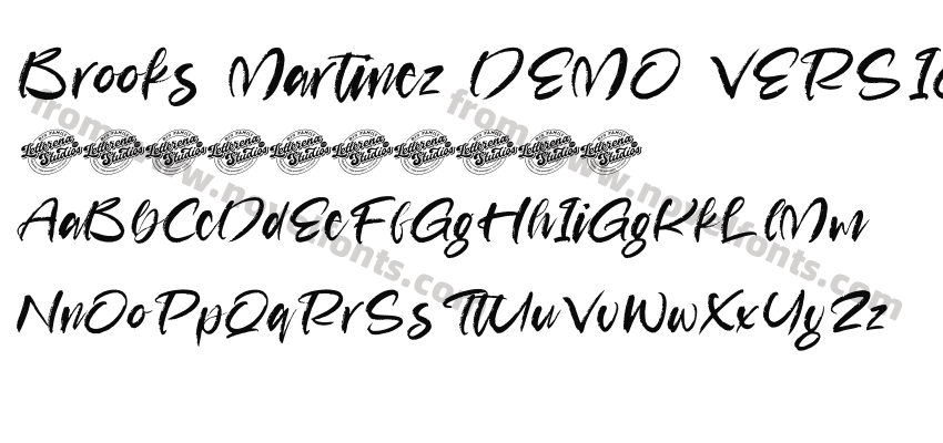 Brooks Martinez DEMO VERSION ItalicPreview