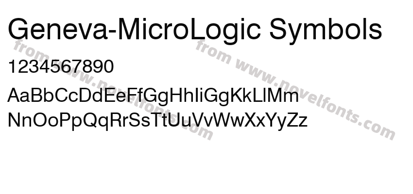 Geneva-MicroLogic SymbolsPreview