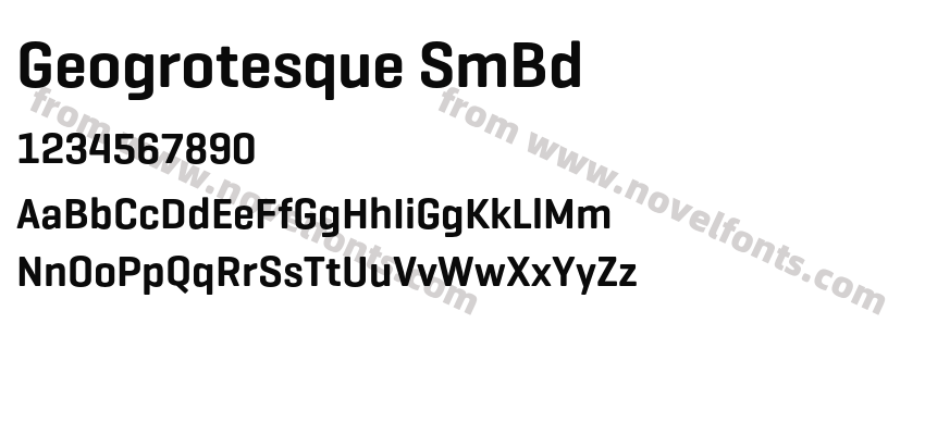 Geogrotesque SmBdPreview