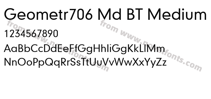 Geometr706 Md BT MediumPreview