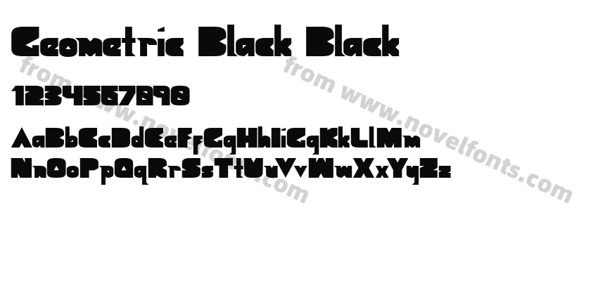 Geometric Black BlackPreview