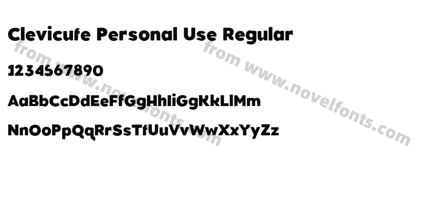 Clevicute Personal Use RegularPreview