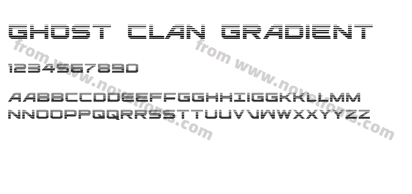 Ghost Clan Gradient RegularPreview