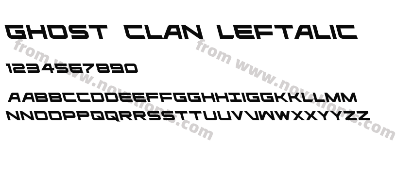 Ghost Clan LeftalicPreview