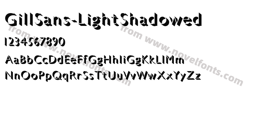 GillSans-LightShadowedPreview