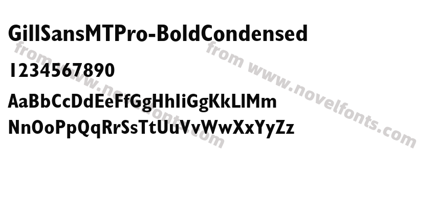 GillSansMTPro-BoldCondensedPreview