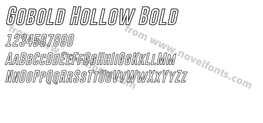 Gobold Hollow BoldPreview