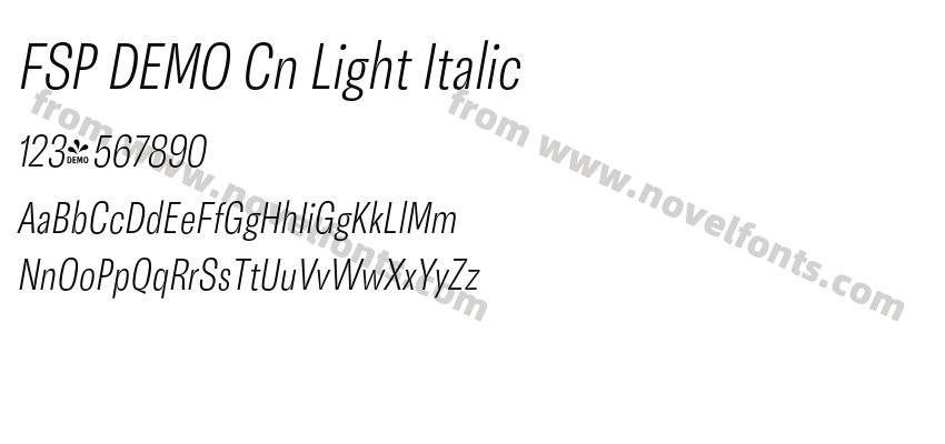 FSP DEMO Cn Light ItalicPreview
