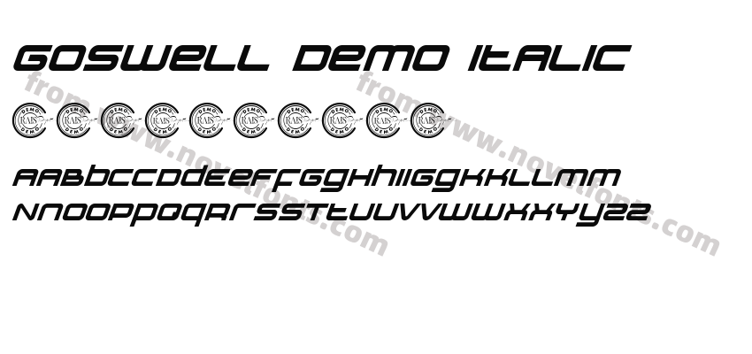 Goswell Demo ItalicPreview