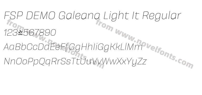 FSP DEMO Galeana Light It RegularPreview