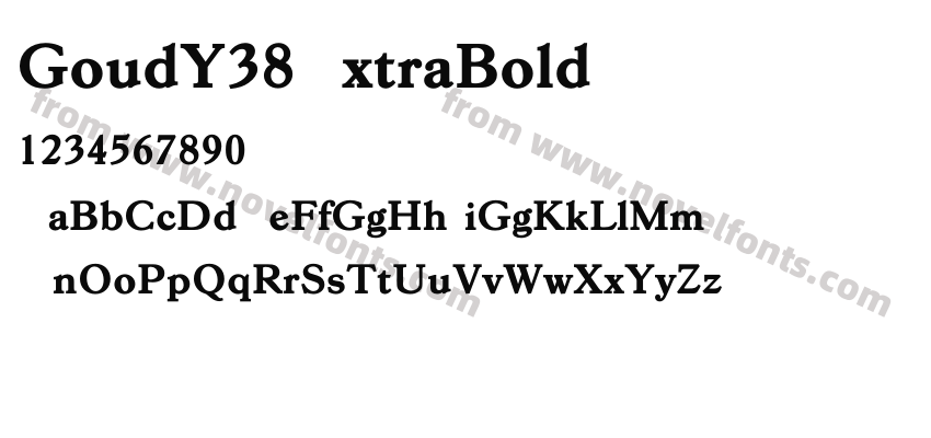 GoudY38ExtraBoldPreview