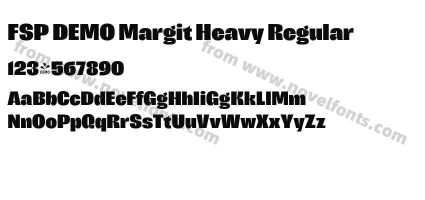 FSP DEMO Margit Heavy RegularPreview