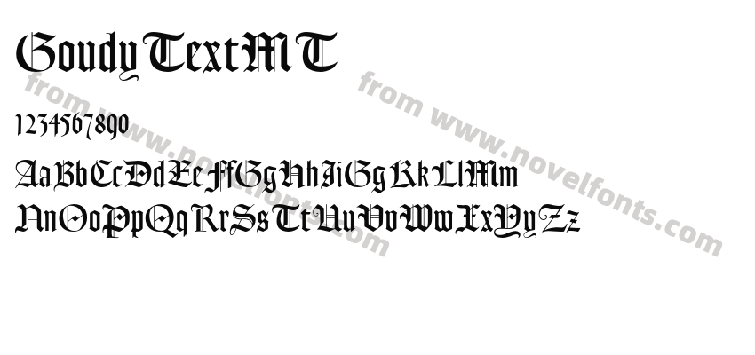 GoudyTextMTPreview