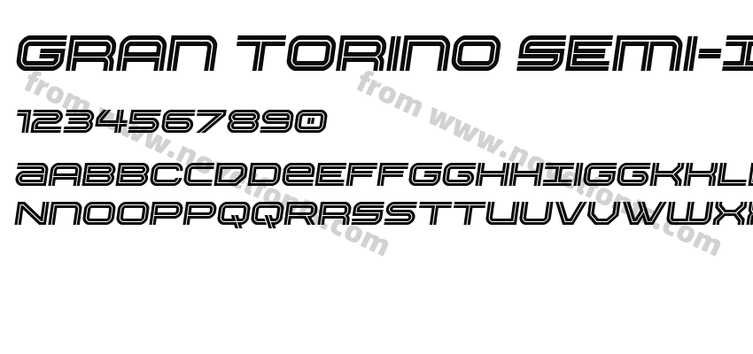 Gran Torino Semi-ItalicPreview