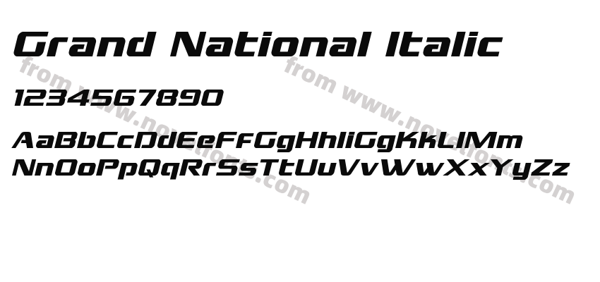 Grand National ItalicPreview