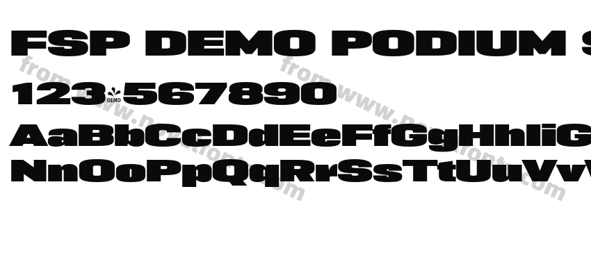 FSP DEMO PODIUM Sharp6.5 BoldPreview