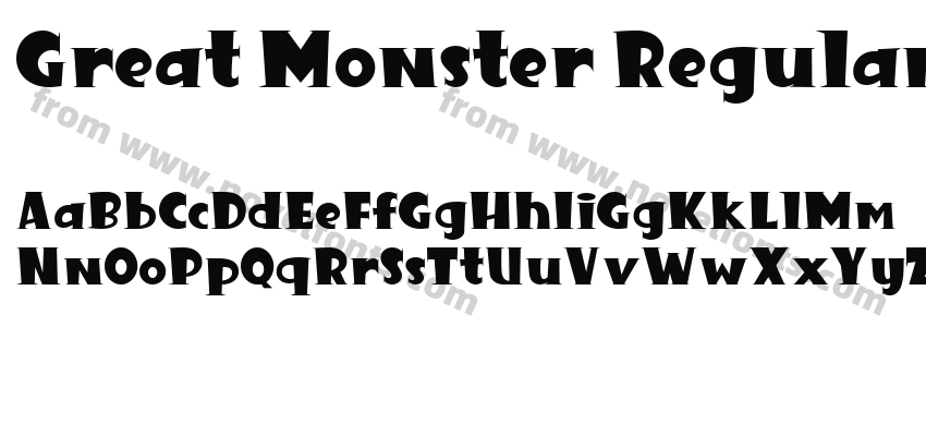 Great Monster RegularPreview