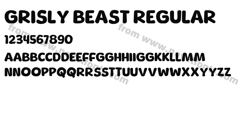 Grisly Beast RegularPreview