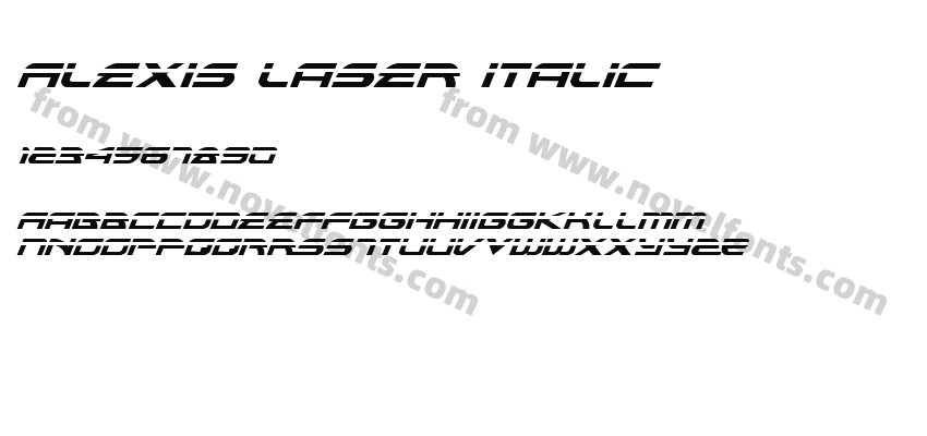 Alexis Laser ItalicPreview