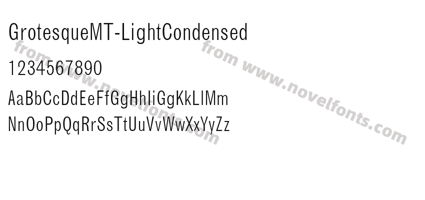 GrotesqueMT-LightCondensedPreview