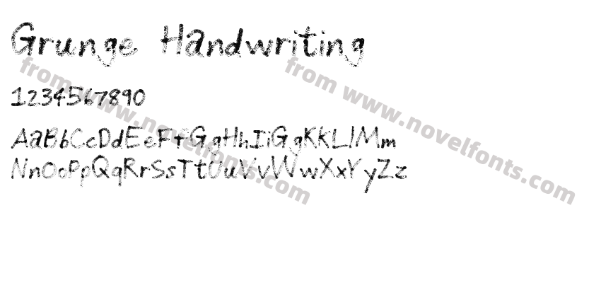 Grunge HandwritingPreview