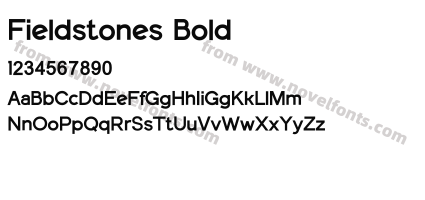 Fieldstones BoldPreview