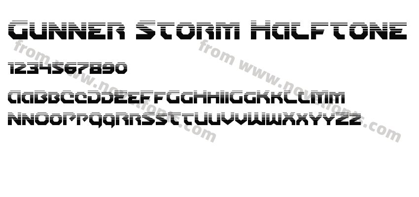 Gunner Storm HalftonePreview