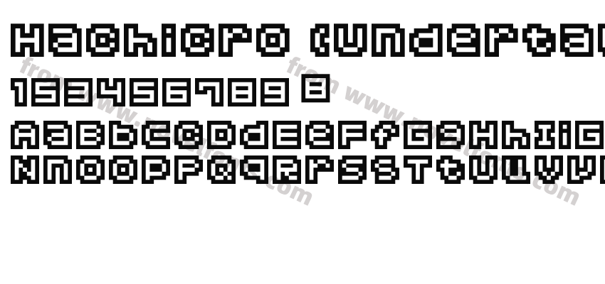 Hachicro (Undertale Battle Font) RegularPreview