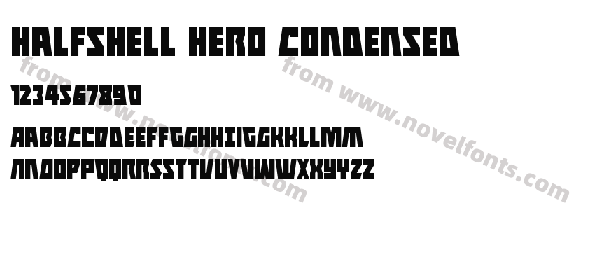 Halfshell Hero CondensedPreview