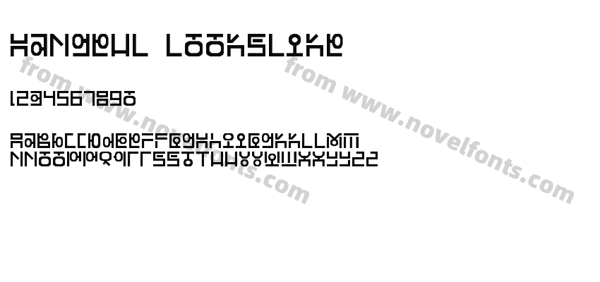 Hangeul LookslikePreview