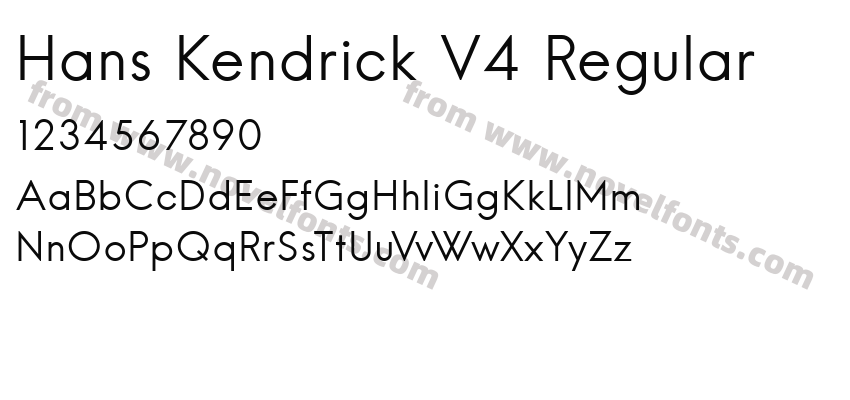 Hans Kendrick V4 RegularPreview