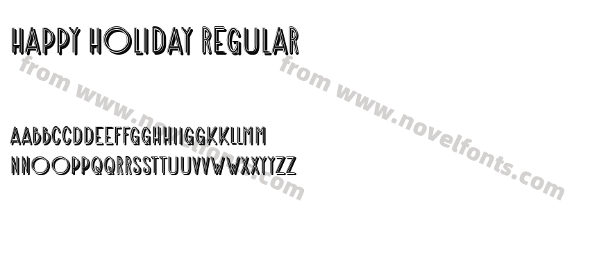 Happy Holiday RegularPreview