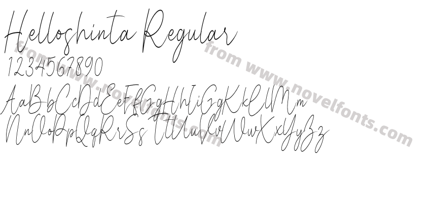 Helloshinta RegularPreview
