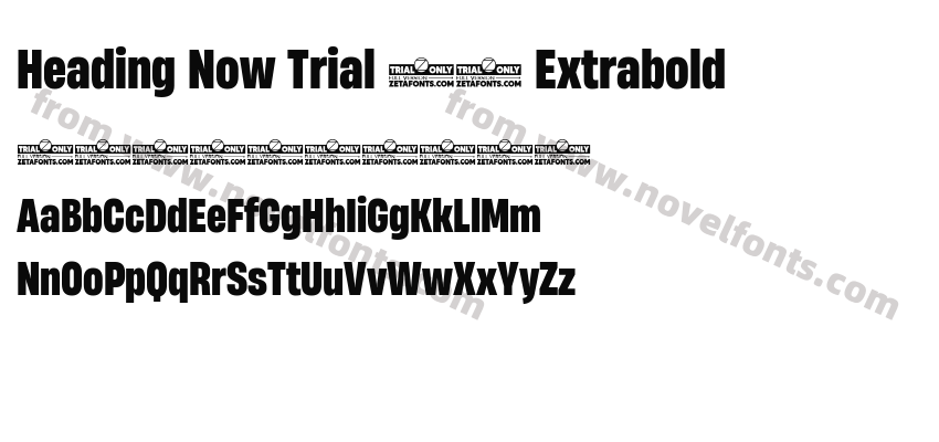 Heading Now Trial 57 ExtraboldPreview