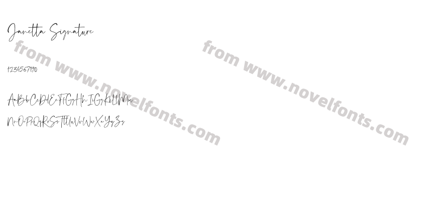 Janetta SignaturePreview