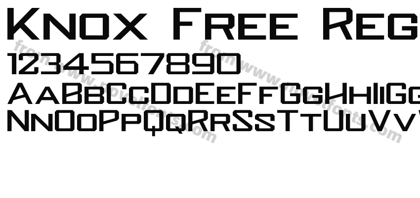 Knox Free RegularPreview